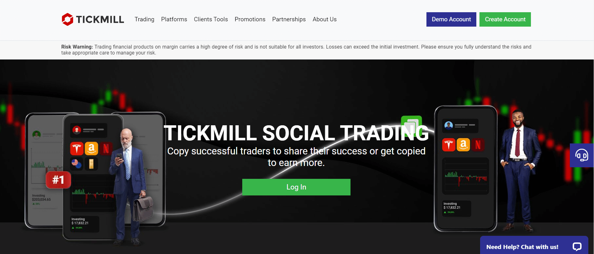 Tickmill Social Trading 
